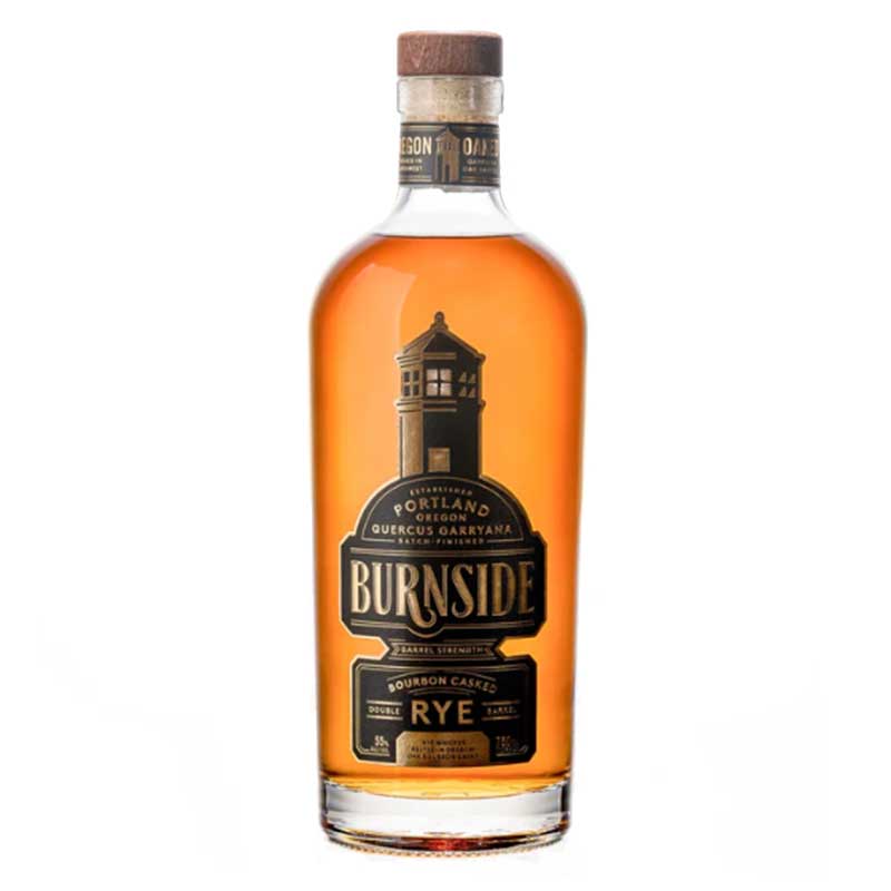 Burnside Black Bourbon Casked Barrel Strength Rye Whiskey 750ml - Uptown Spirits