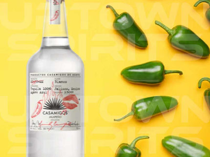Casamigos Jalapeno Flavored Blanco Tequila 1L - Uptown Spirits