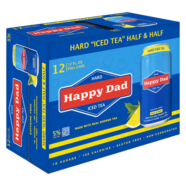 Happy Dad Hard Iced Tea Half and Half 12/355ml - Uptown Spirits