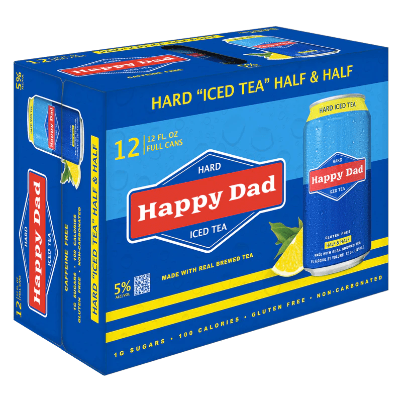 Happy Dad Hard Iced Tea Half and Half 12/355ml - Uptown Spirits