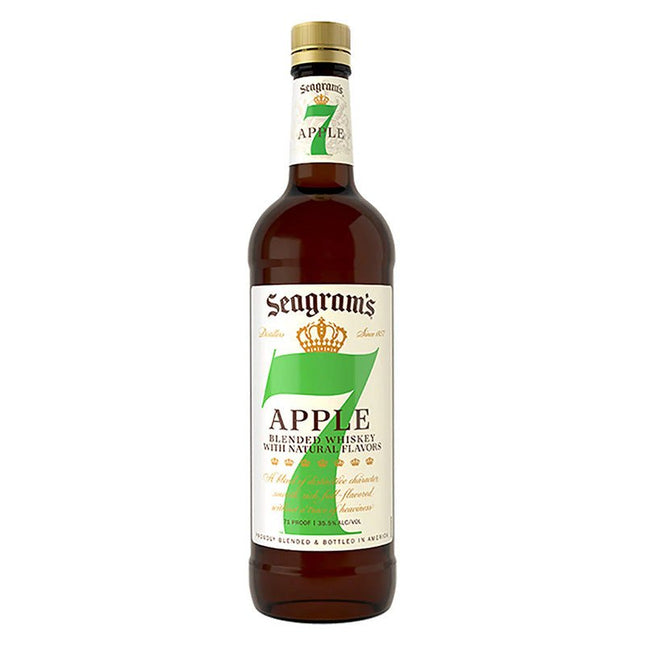 Seagrams 7 Apple Flavored Whiskey 750ml - Uptown Spirits