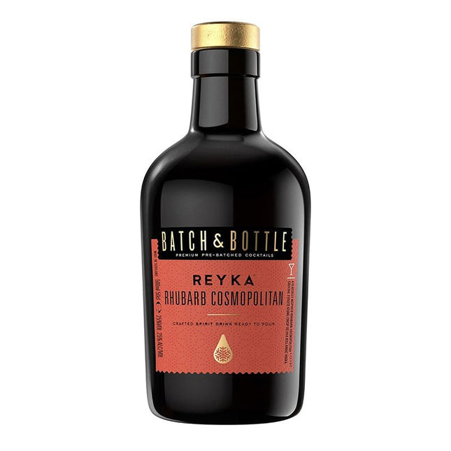 Batch & Bottle Reyka Rhubarb Cosmopolitan Cocktails 375ml - Uptown Spirits