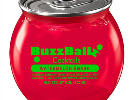 BuzzBallz Watermelon Smash Cocktails Full Case 24/200ml - Uptown Spirits