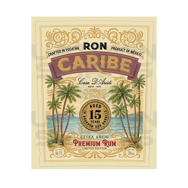 Casa D Aristi 15 Year Ron Caribe Extra Anejo Limited Edition Rum 750ml - Uptown Spirits