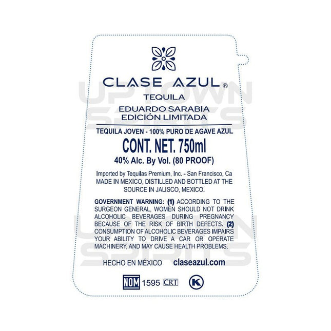 Clase Azul Eduardo Sarabia Limited Edition Joven Tequila 750ml - Uptown Spirits