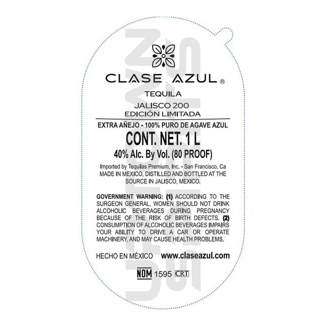 Clase Azul Jalisco 200 Limited Edition Extra Anejo Tequila 1L - Uptown Spirits