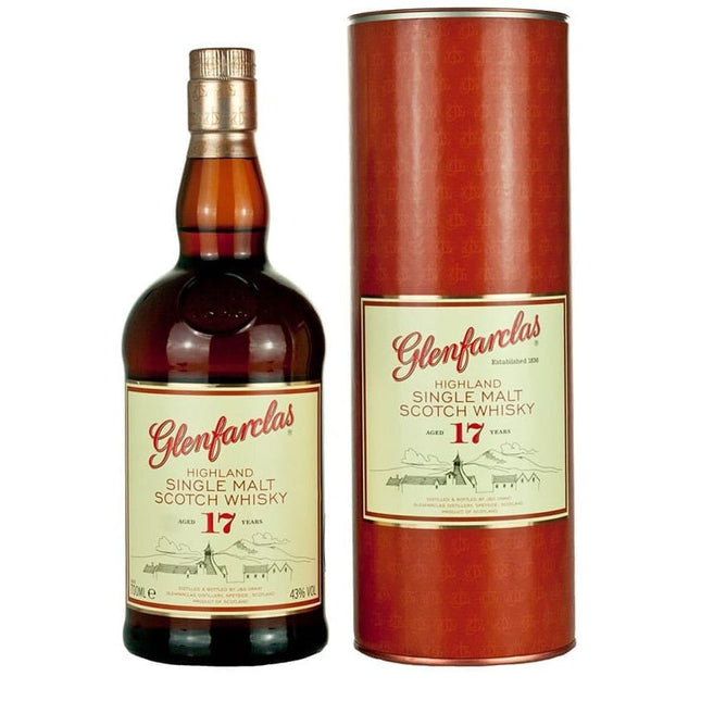 Glenfarclas Highland Single Malt Scotch Whiskey 17 Year 750ml - Uptown Spirits