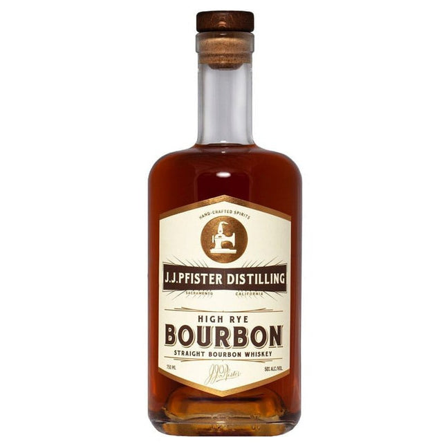 J.J. Pfister Distilling High Rye Bourbon Whiskey 750ml - Uptown Spirits