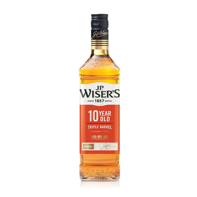 JP Wisers 10 Years Blended Canadian Whisky 750ml - Uptown Spirits
