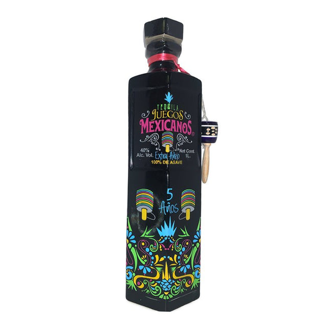 Juegos Mexicanos 5 Year Extra Anejo Tequila 1L - Uptown Spirits