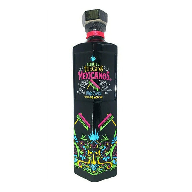 Juegos Mexicanos Anejo Cristal Tequila 1L - Uptown Spirits
