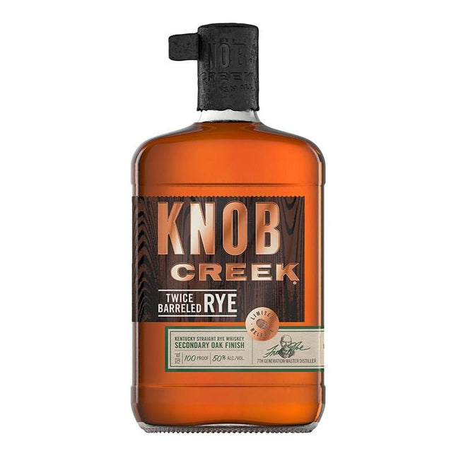 Knob Creek Twice Barreled Rye Whiskey - Uptown Spirits