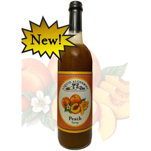 Liquid Alchemist Peach Syrup 750ml - Uptown Spirits