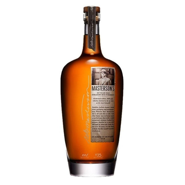 Masterson's 10 Year Straight Rye Whiskey - Uptown Spirits