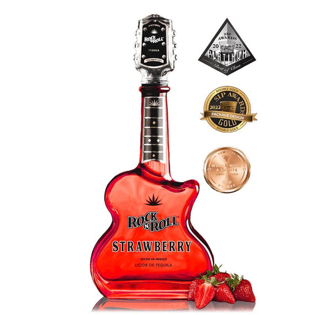Rock N Roll Strawberry Flavor Tequila 750ml - Uptown Spirits