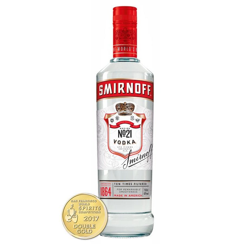 smirnoff vodka bottle