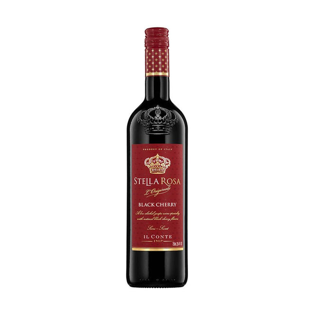 Stella Rosa Black Cherry Red Flavored Wine 750ml - Uptown Spirits