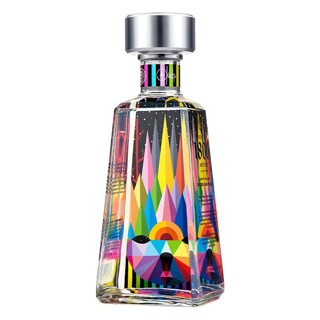 1800 Artist Series Okuda San Miguel Limited Edition Tequila 750ml - Uptown Spirits