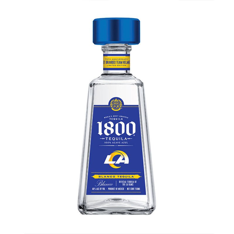 1800 LA Rams Sillver Tequila 750ml - Uptown Spirits