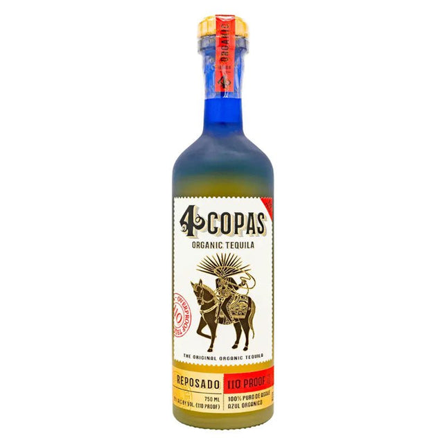 4 Copas 110 Proof Reposado Tequila 750ml - Uptown Spirits