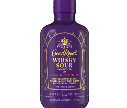 Crown Royal Black Cherry Whisky Sour Cocktail 750ml