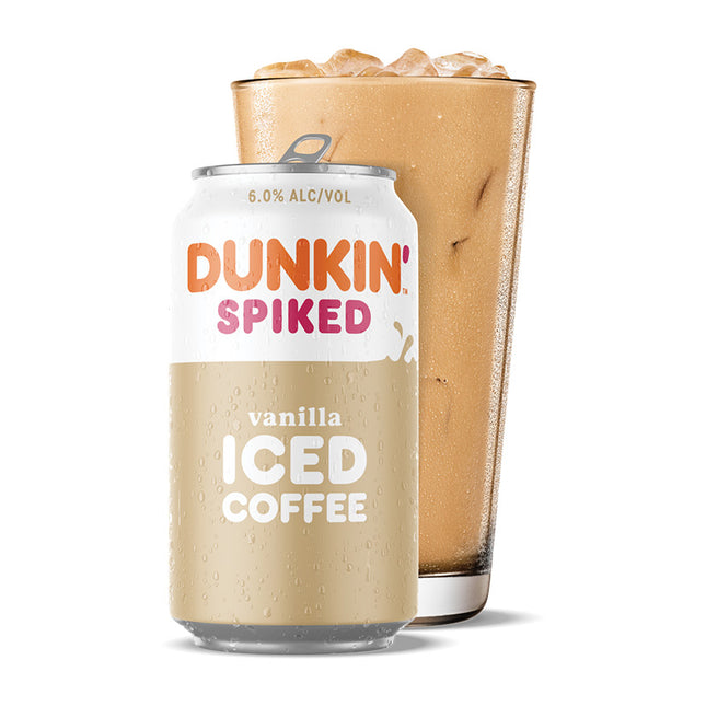 Dunkin Spiked Vanilla Iced Coffee 4/355ml