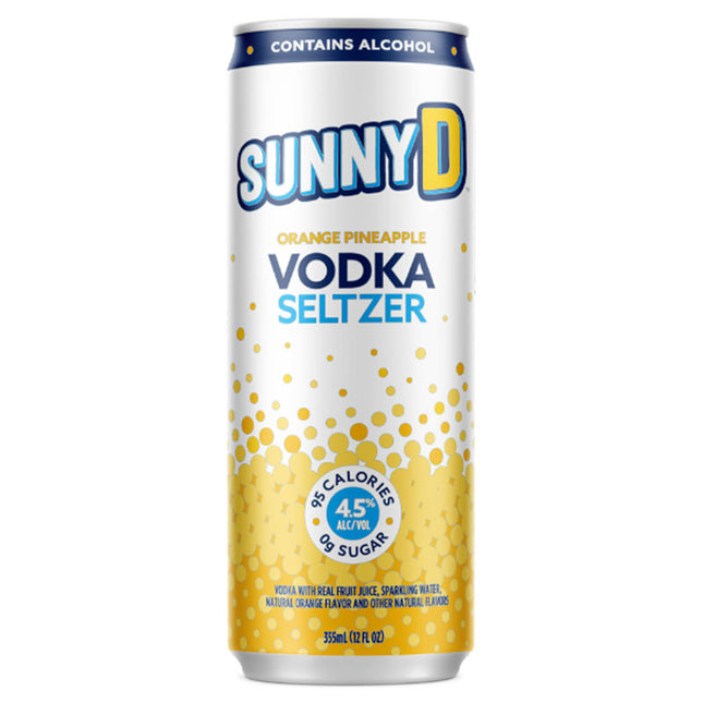 SunnyD Orange Pineapple Vodka Seltzer 4/355ml