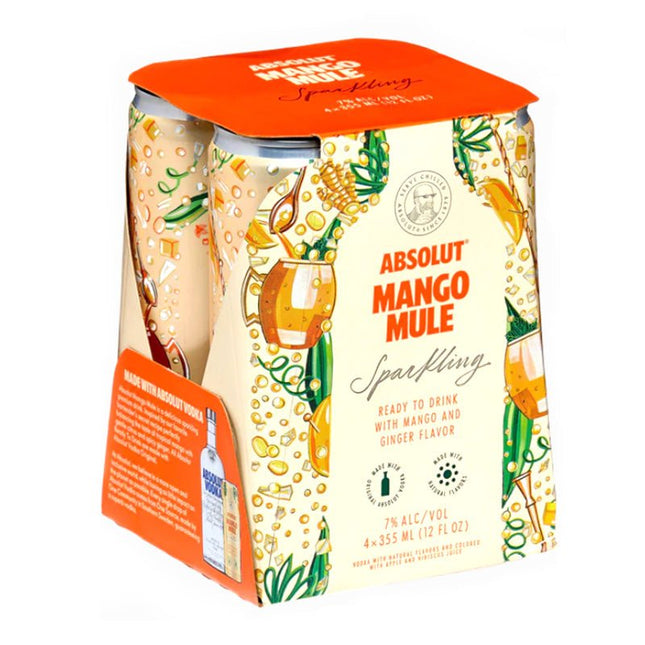 Absolut Mango Mule Sparkling Canned Cocktail 4/355ml - Uptown Spirits