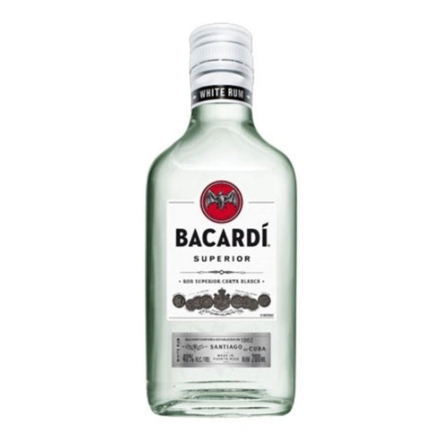 Bacardi Superior Rum 200ml - Uptown Spirits