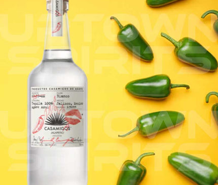 Casamigos Jalapeno Flavored Blanco Tequila 1L - Uptown Spirits