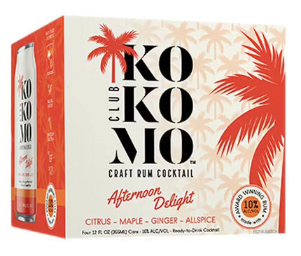 Club Kokomo Afternoon Delight Rum Cocktail 4/355ml - Uptown Spirits