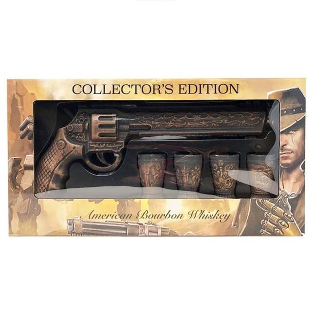 Collectors Edition Revolver American Bourbon Whiskey Gift Set 375ml - Uptown Spirits