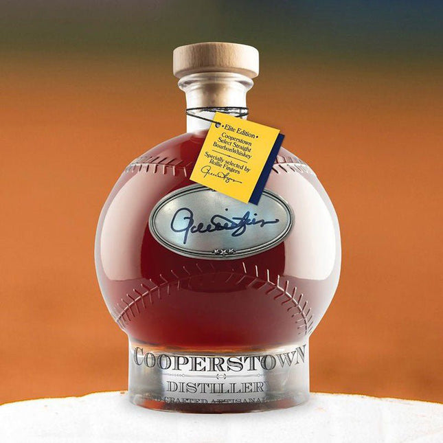 Cooperstown Signed by Rollie Fingers Elite Edition Bourbon Whiskey 750ml - Uptown Spirits