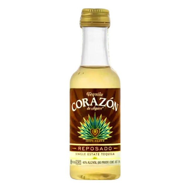 Corazon Single Estate Reposado Tequila Mini Shot 50ml - Uptown Spirits