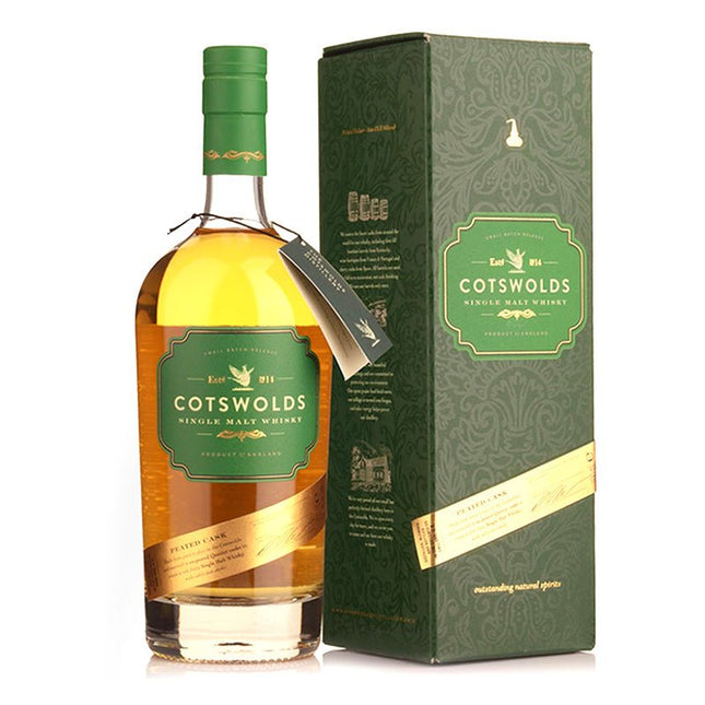 Cotswolds Peated Cask Single Malt Whisky 700ml - Uptown Spirits