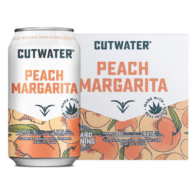 Cutwater Peach Margarita Cocktail 4/355ml - Uptown Spirits