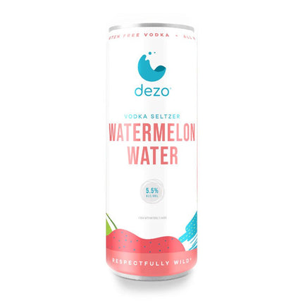 Dezo Spiked Watermelon Water Cocktail 4/355ml - Uptown Spirits
