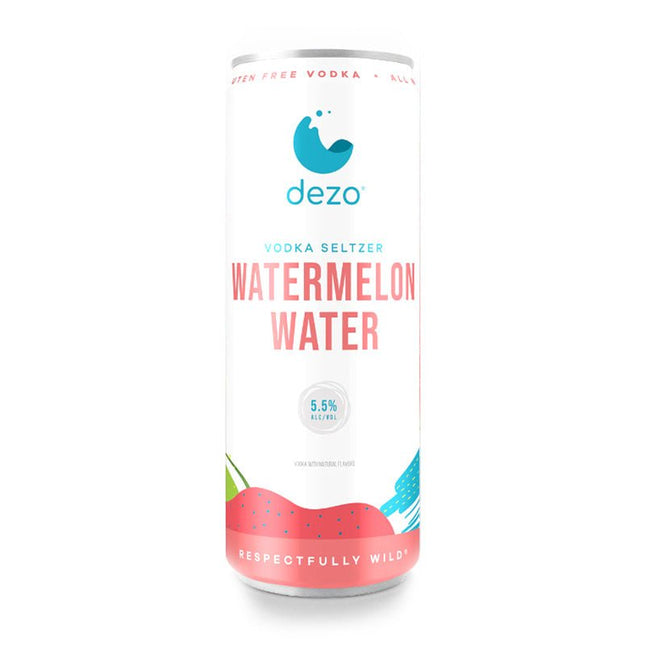 Dezo Spiked Watermelon Water Cocktail 4/355ml - Uptown Spirits