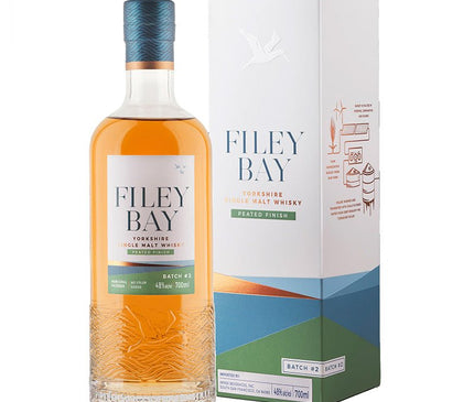 Filey Bay Peated Finish Yorkshire Single Malt Whiskey 700ml - Uptown Spirits