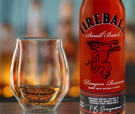 Fireball Dragon Reserve Cinnamon Flavored Whisky 750ml - Uptown Spirits