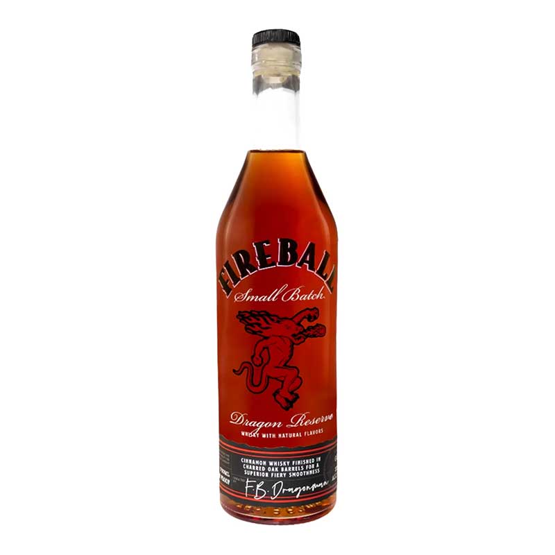 Fireball Dragon Reserve Cinnamon Flavored Whisky 750ml - Uptown Spirits