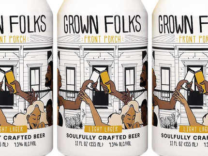 Grown Folks Front Porch Light Beer 6/355ml - Uptown Spirits