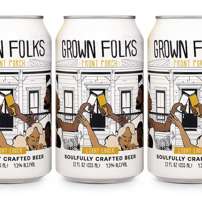 Grown Folks Front Porch Light Beer 6/355ml - Uptown Spirits
