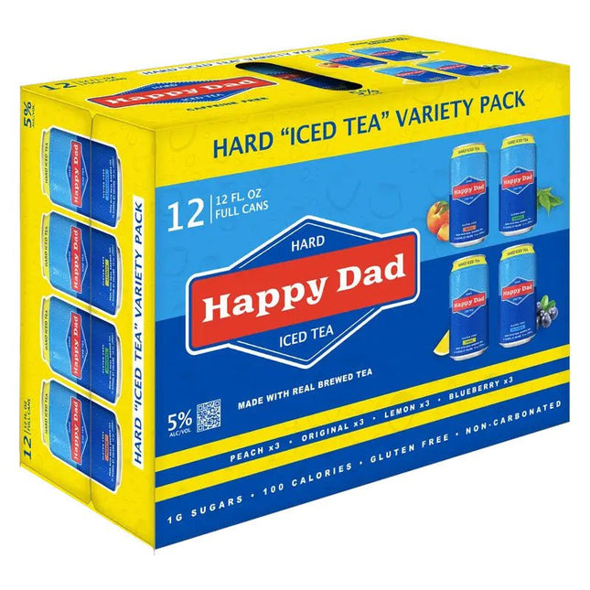 Happy Dad Hard Iced Tea Variety Pack 12/355ml - Uptown Spirits