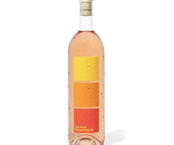 heartbeat wine glass Heartbeat Hot Rose Wine 750ml – Uptown Spirits