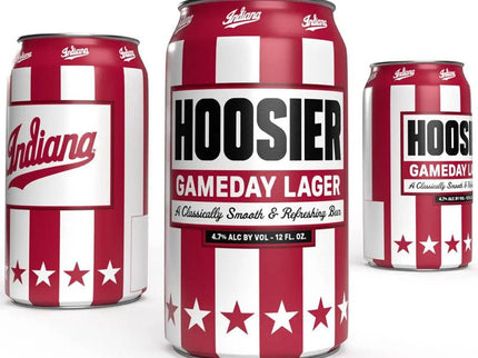 Indiana Hoosier Gameday Lager 6/355ml - Uptown Spirits