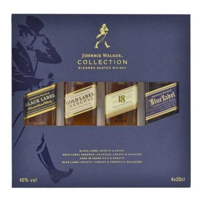 Johnnie Walker Collection Scotch Whisky Gift Set 4/200ml - Uptown Spirits