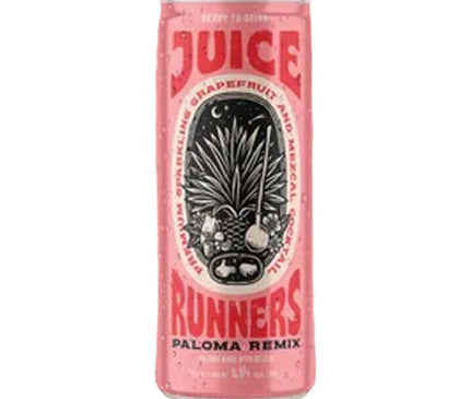 Juice Runners Grapefruit Paloma Remix Canned Cocktails 4/355ml - Uptown Spirits