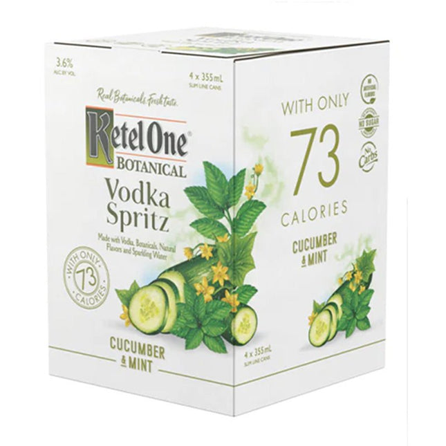 Ketel One Botanical Cucumber & Mint Vodka Spritz 4/355ml - Uptown Spirits