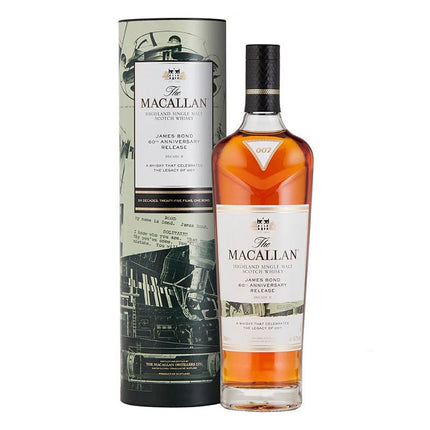 Macallan James Bond 60th Anniversary Release Decade II Scotch Whiskey 700ml - Uptown Spirits
